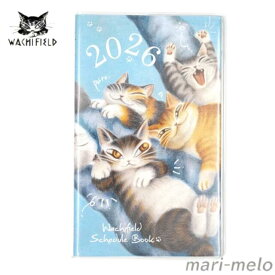 【 土日祝も発送！】 ダヤン わちふぃーるど ダヤングッズ 手帳 WF スケジュール 2026 なまけもの 猫 ねこ ネコ 猫 ねこ ネコ グッズ 猫のダヤン dayan 公式 猫好き かわいい キャラクター 25I