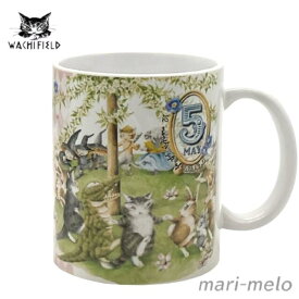【 土日祝も発送！】 ダヤン わちふぃーるど ダヤングッズ マグカップ にゃんスリー マグ 5月 猫 ねこ ネコ グッズ 猫のダヤン dayan 公式 猫好き かわいい キャラクター 25D