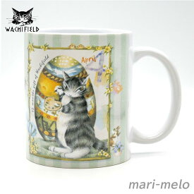 【 土日祝も発送！】 ダヤン わちふぃーるど ダヤングッズ マグカップ にゃんスリー マグ 4月 猫 ねこ ネコ グッズ 猫のダヤン dayan 公式 猫好き かわいい キャラクター 25D