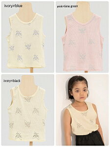 ���t�ď��i�yfolk made/�t�H���N���C�h�z�yF25SS-009�zheart song jersey tank top[�n�[�g�\���O�W���[�W�^���N�g�b�v](90�`125)�g�b�v�X/�^���N�g�b�v/�m�[�X���[�u/�L�b�Y/�W���j�A