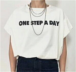 ���t�āysiro de labonte/�V�� �f ���{���e�z�yR623213�zONE STEP A DAY tucksleeve T [ONE STEP A DAY �^�b�N�X���[�uT�V���c](M)�g�b�v�X/T�V���c/����/���f�B�[�X