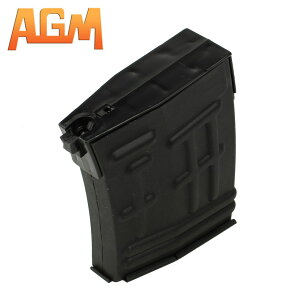 (9/5再入荷)【AGM】SVD Dragunov用 30連スペアマガジン|スチール製|エアコキ対応モデル用