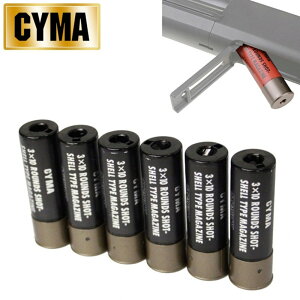 �i4/1 ���ׁjCYMA�b30rds �V���b�g�V�F���^�}�K�W�� Black 6Shell