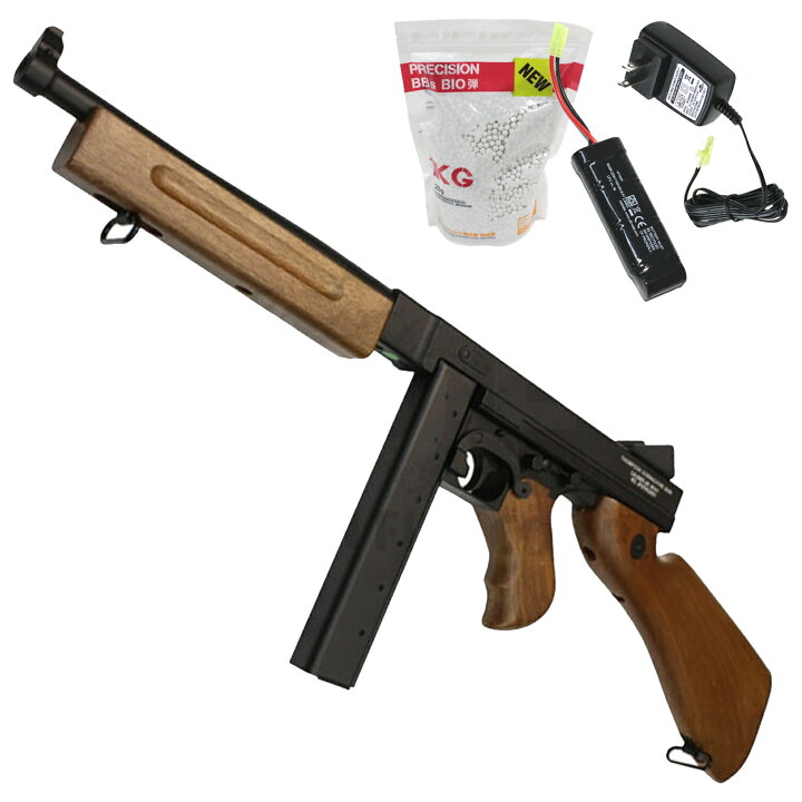 楽天市場】【CYMA】M1A1 トンプソン 電動ガン【BB弾+バッテリー+充電器 