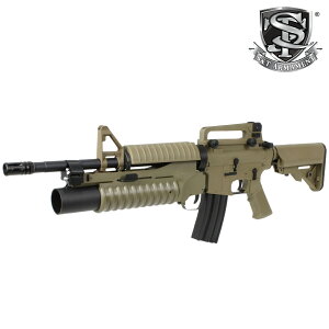S&T M4A1 �X�|�[�c���C���d���K�� with M203 �O���l�[�h�����`���[ �V���[�g DarkEarth �y180���Ԉ��S�ۏ؂��z
