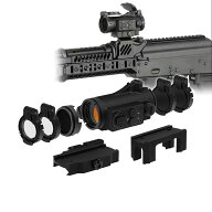 【UFC】ZENIT Vzor-1タイプ レッドドットサイト BK