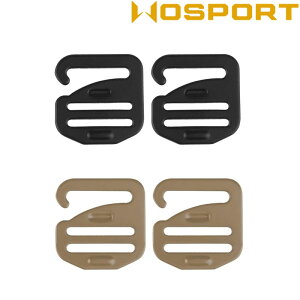 WOSPORT ITW�^�C�v G �t�b�N 2Pcs BK