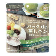 パックde蒸しパン［抹茶味］ 80g 蒸しパン むしパン ふんわり おやつ ホワイトソルガム 白高きび グルテ…