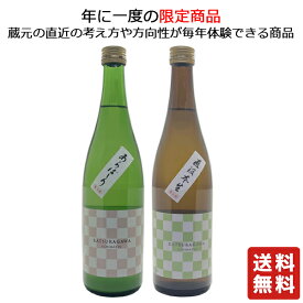 送料無料 クール便【 群馬の限定生酒 KATSURAGWA ICHIMATSU 720ml 2本 飲み比べセット】あらばしり 直汲 群馬 桂川 酒 日本酒 生酒 ホワイトデー プレゼント ギフト 飲み比べ 群馬 贈り物 誕生日