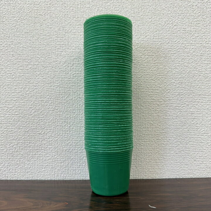 楽天市場】最安値挑戦中 ポリ鉢 カラーポット ポリポット 緑丸 7.5cm 
