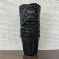 【10%オフ】 ポリ鉢 カラーポット ポリポット 黒丸 7.5cm 9cm 10.5cm 100枚入 家庭菜園 園芸 ガーデニン…