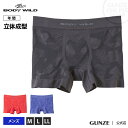 GUNZE(グンゼ)/BODY WILD(ボディワイルド)/ボクサーパンツ(前とじ)(メンズ)/BWS863J/M〜LL