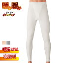 グンゼ 長ズボン下（前あき） メンズ 秋冬 あたたかい 暖かい 暖か暖か ダンダン 肌着 パッチ ももひき 裏起毛 ウール 毛混 あったか ベージュ ホワイト グレー DDM202B M～3L