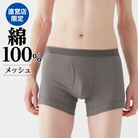 【SALE】グンゼ ボクサーパンツ メンズ 春夏 メッシュ 綿100% 涼しい 汗 汗ムレ 防止 快適 ボクサー パンツ アンダーウェア 汗対策 男性 紳士 スーツ オフィス 仕事 the GUNZE ザグンゼ M L LL CK8780