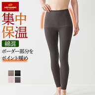 グンゼ ホットマジック レディース ズボン下 フルレングス インナー 秋冬 綿混 あったかインナー 吸湿発…