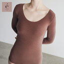 グンゼ 長袖 インナー レディース 秋 冬 あったかインナー ウール カットオフ 響きにくい 保温 防寒 無地 シンプル おしゃれ 下着 8分袖 エカルム eCALME M L LL TC2646P