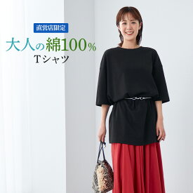 グンゼ Tシャツ レディース 半袖 オーバーサイズ ビッグシルエット コットン 綿100％ アドバンスレーベル 大きいサイズ 体型カバー ゆったり 長め袖 長め丈 クルーネック サイドスリット 家庭内洗濯OK カットソー トップス M ALT602