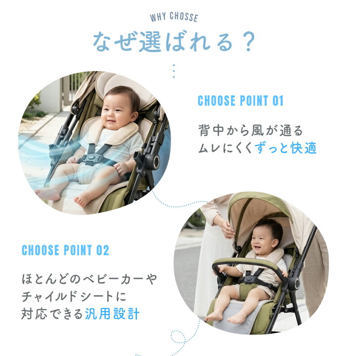 楽天市場】ベビーカーシート ファン付き ファンシート 冷感 夏用 暑さ 