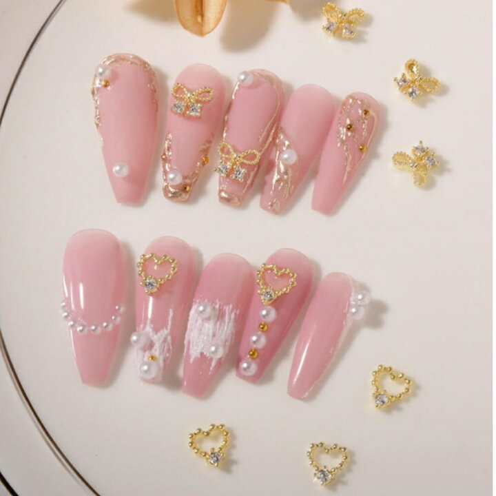 楽天市場】ネイル ネイルアート ネイルパーツ リボンパーツ 星パーツ  