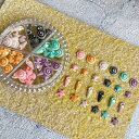 ネイル ネイルアート ネイルパーツ ポップカラー貝殻 ヒトデパーツ カラフルパーツ 貝殻パーツ 夏ネイル ケース入り ネイルチップ アートチップ 可愛い 簡単 ハンドメイド アクセサリー レジン ハンドメイド ジェルネイル レジン 趣味 大人