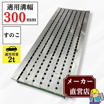 楽天市場】グレーチング 300mm 溝幅用 (T2：乗用車) 長さ995mm U字溝用 
