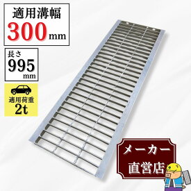 グレーチング U字溝 HGU-300-25 溝幅300mm用 乗用車荷重 規格 T-2 溝 蓋 側溝 普及型 並目 法山本店