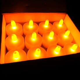 LEDキャンドルライト LEDキャンドル ライト 100個 6色 キャンドル LED ゆらぎ CR2032 お盆 祭り イベント イベント用 誕生日 ティーライトキャンドル キャンドルナイト 電池 電池式 結婚式 led キャンドル ハロウィン