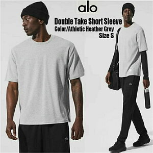 �y SALE10%OFF�z�� alo yoga �� ALO+JIN Double Take Short Sleeve S�T�C�Y �A���[ �_�u���e�C�N���� BTS JIN �W�����p T�V���c �����V���c �����Y �g�b�v�X ������� ��l�C ���K�E�F�A �u�����h ���� ���S ����