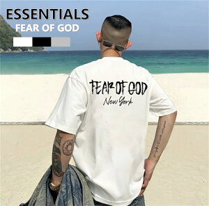 SALE�y���Ԍ���15%OFF�z FOG ESSENTIALS FEAR OF GOD �G�b�Z���V�����Y T�V���c ���ʃ��S T�V���c �o�b�N�v�����g �����Y ���f�B�[�X ���j�Z�b�N�X �t�� �� ���� �ŐV �j�����p ��������[���s�A���i]