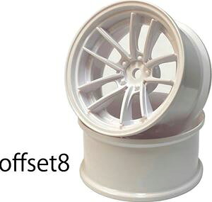 SSR REINER type10S WHEEL �I�t�Z�b�g6�i�󃊃��j�z���C�g(2pcs) WW-0706WH RC�p�[�c