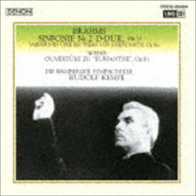 ルドルフ・ケンペ（cond） / UHQCD DENON Classics BEST ブラームス：交響曲第2番 ハイドンの主題による変奏曲 ウェーバー：≪オイリアンテ≫序曲（UHQCD） [CD]