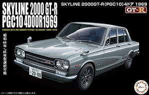 1/24 SKYLINE 2000GT-R�iPGC10�j4�h�A 1969 ID3 �g�ݗ��Ď��v�����f��