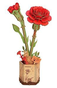 木製花 Red Carnation TW052 DIYキット