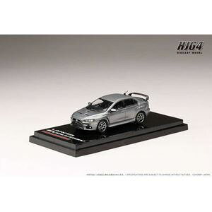 1/64 MITSUBISHI LANCER Evolution X FINAL ED. �G���W�����f���t �`�^�j�E���O���[���^���b�N HJ642053AGM �����i�~�j�J�[