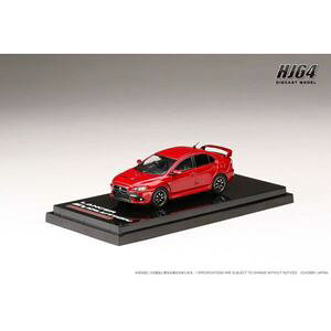 1/64 MITSUBISHI LANCER Evolution X FINAL ED. �G���W�����f���t ���b�h���^���b�N HJ642053AR �����i�~�j�J�[