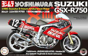 1/12 �X�Y�LGSX-R750���V����1986�NTT-F1�d�l BIKE2 �g�ݗ��Ď��v�����f��