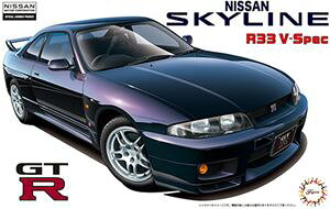 1/24 R33 �X�J�C���C��GT-R V-Spec�f95 ID39 �g�ݗ��Ď��v�����f��