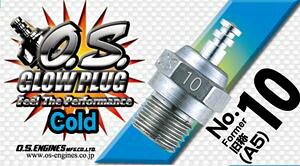 O.S.GLOW PLUGS NO.10 (�m�[�}���V���[�Y�v���O) 71605100 RC�p�[�c