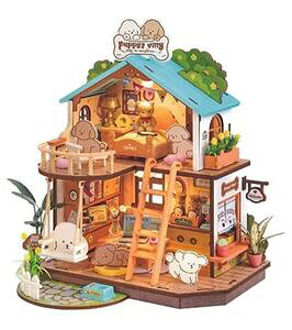DIYミニチュアハウス Puppy’s Cozy Villa DG169 DIYキット