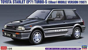 1/24 TOYOTA �X�^�[���b�gEP71 �^�[�{S �i3�h�A�j �����^ 20559 �g�ݗ��Ď��v�����f��