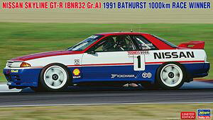 1/24 NISSAN �X�J�C���C��GT-R [BNR32 Gr.A�d�l] 1991�o�T�[�X�g1000km���[�X�E�B�i�[ 20764 �g�ݗ��Ď��v�����f��