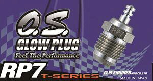 O.S.GLOW PLUGS RP7�iT�V���[�Y�v���O�j71642070 RC�p�[�c