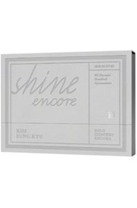 輸入盤 KIM SUNG KYU   SOLO CONCERT ： SHINE ENCORE （LTD） [2DVD＋PHOTOBOOK]