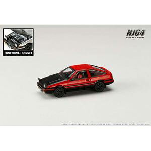 1/64 TOYOTA SPRINTER TRUENO GT-APEX AE86 JDM Style �J�[�{���{���l�b�g ���b�h/�u���b�N HJ641052BRB �����i�~�j�J�[