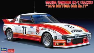 1/24 MAZDA �T�o���i RX-7�iSA22C�j 1979�f�C�g�iCAR No.77 20587 �g�ݗ��Ď��v�����f��
