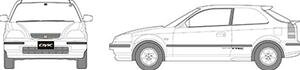 tW~͌^ C`AbvV[Y 1/24 ID184 Honda ~NVrbN SiR f96 EK4