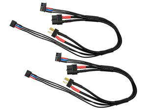 XT60�˃f�B�[���Y�R�l�N�^�[ �[�d�P�[�u�� �o�����X�R�[�h��̌^ 2�{���� HMJ462-2P RC�p�[�c