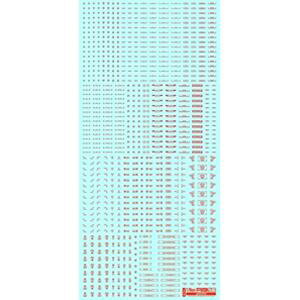 GND-03 コーションデカール ホイルレッド 77022 デカール