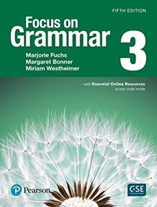 ■外国語教材 Focus on 永遠の定番 Grammar 在庫一掃売り切りセール 5 E 3 with Student Book Essential Resources Online