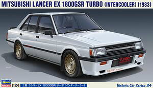 1/24 MITSUBISHI �����T�[EX 1800GSR�^�[�{�i�C���^�[�N�[���[�j 1983 HC34 �g�ݗ��Ď��v�����f��
